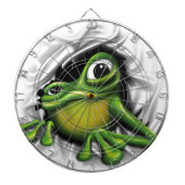 Cooler Frosch 3d Dartscheibe (vorne)