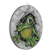 Cooler Frosch 3d Dartscheibe (Vorderseite Links)
