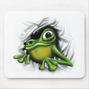 Cooler Frosch 3d Mousepad