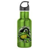 Cooler Frosch 3D Trinkflasche (Vorderseite)