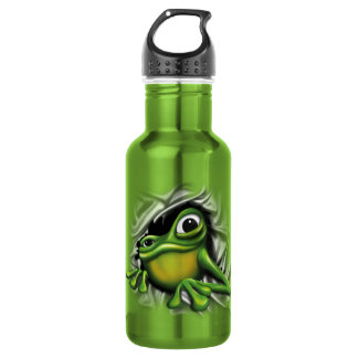 Cooler Frosch 3D Trinkflasche