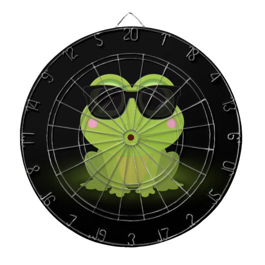 Cooler Frosch Dartscheibe (vorne)