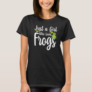 Cooler Frosch für weibliche Mädchen Toad Frosch Zo T-Shirt