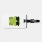 Cooler Frosch Gepäckanhänger (Rückseite horizontal)