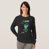 Cooler Frosch I springt um T-Shirt (Vorne ganz)