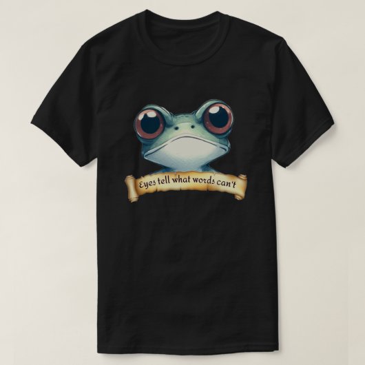cooler Frosch, lustige Geschenke T-Shirt (Design vorne)