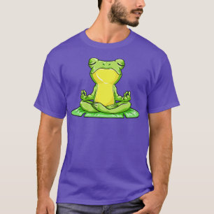 Cooler Frosch macht Yoga T-Shirt