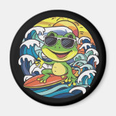 Cooler Frosch Magnet (Vorne)