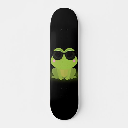 Cooler Frosch Skateboard (Vorne)
