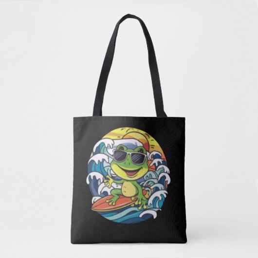 Cooler Frosch Tasche (Vorderseite)