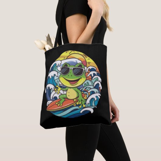 Cooler Frosch Tasche (Von Nahem)