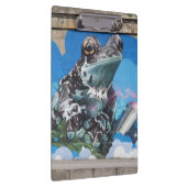 Cooler Frosch zwischen Spray Cans Graffiti Klemmbrett (Rechts)