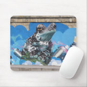 Cooler Frosch zwischen Spray Cans Graffiti Mousepad (Mit Mouse)