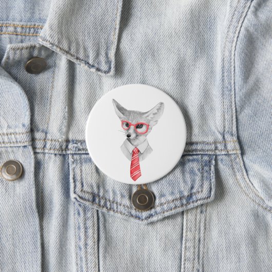 Cooler Fuchs Button (Beispiel)