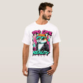 Cooler Fuchs mit Sonnenbrille und Bläsertee T-Shirt (Vorne ganz)