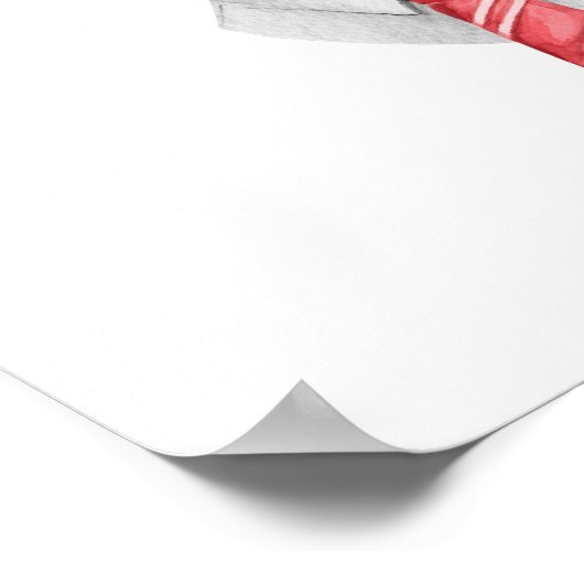 Cooler Fuchs Poster (Ecke)