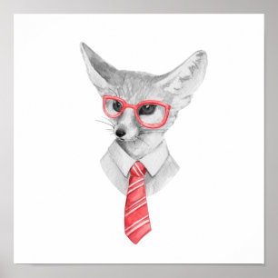 Cooler Fuchs Poster