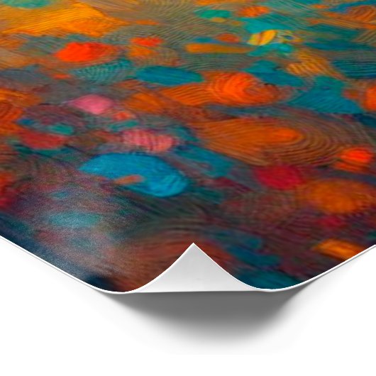 Cooler Fuchs Poster (Ecke)