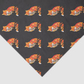 Cooler Funky Fox Seidenpapier (Ausschnitt)