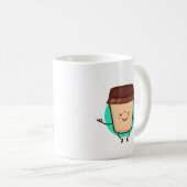 Cooler Funny Coffee Lover Sprichwort Kaffeetasse (VorderseiteRechts)