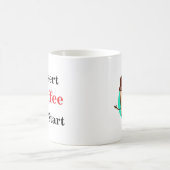 Cooler Funny Coffee Lover Sprichwort Kaffeetasse (Mittel)