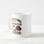Cooler Funny Coffee Lover Sprichwort Kaffeetasse (Vorderseite Links)