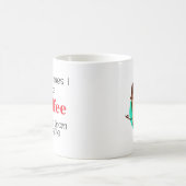 Cooler Funny Coffee Lover Sprichwort Kaffeetasse (Mittel)