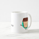 Cooler Funny Coffee Lover Sprichwort Kaffeetasse (VorderseiteRechts)