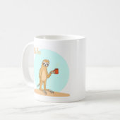 Cooler Funny Coffee Lover Sprichwort Kaffeetasse (Vorderseite Links)