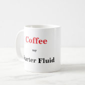 Cooler Funny Coffee Lover Sprichwort Kaffeetasse (Vorderseite Links)