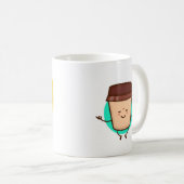 Cooler Funny Coffee Lover Sprichwort Kaffeetasse (VorderseiteRechts)