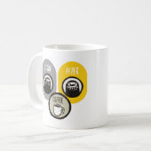 Cooler Funny Coffee Lover Sprichwort Kaffeetasse (Vorderseite Links)