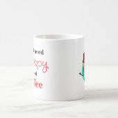 Cooler Funny Coffee Lover Sprichwort Kaffeetasse (Mittel)