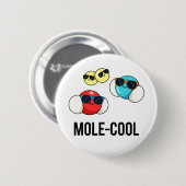 Cooler Funny Molecule Pun Button (Vorne & Hinten)