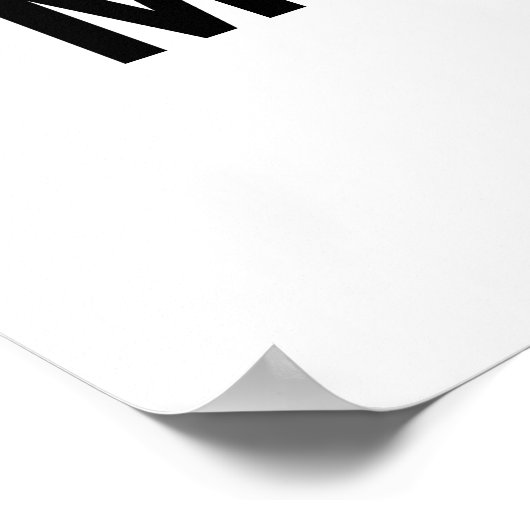 Cooler Funny Molecule Pun Poster (Ecke)