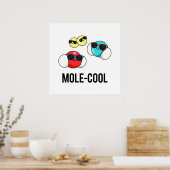 Cooler Funny Molecule Pun Poster (Küche)
