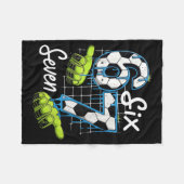 Cooler Fußball 67 Drip Hands Six Seven Gen Alpha M Fleecedecke (Vorderseite (Horizontal))