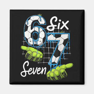 Cooler Fußball 67 Drip Hands Six Seven Gen Alpha M Magnet