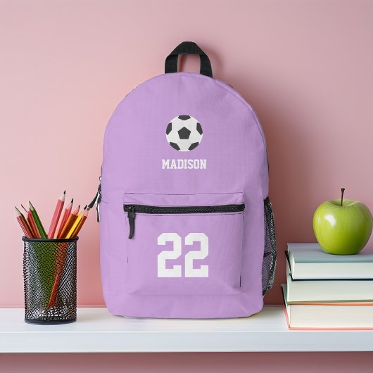 Cooler Fußball als Personalisiert Bedruckter Rucksack