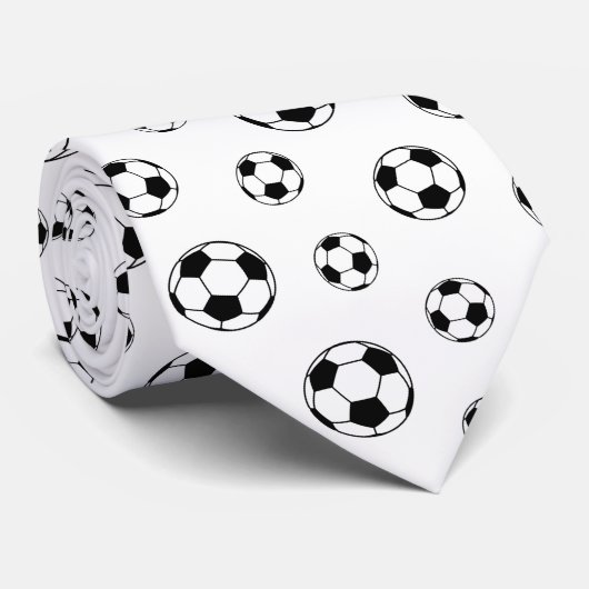 cooler Fußball gekachelt Krawatte (Gerollt)