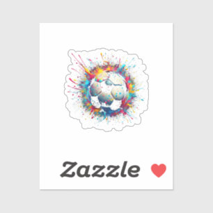 Cooler Fußballspielsport für Jungen Männer Frauen Aufkleber