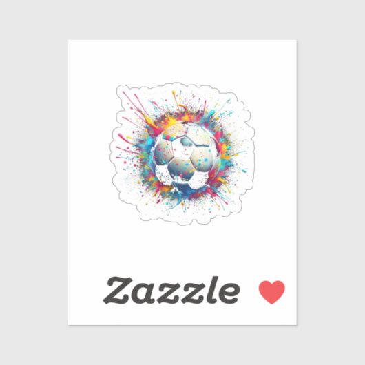 Cooler Fußballspielsport für Jungen Männer Frauen Aufkleber (Blatt)