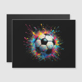 Cooler Fußballspielsport für Jungen Männer Frauen Magnetkarte (Vorne/Hinten)