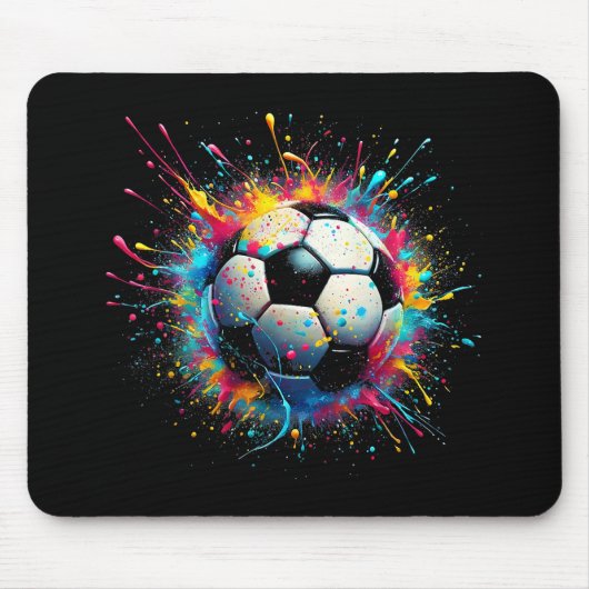 Cooler Fußballspielsport für Jungen Männer Frauen Mousepad (Vorne)