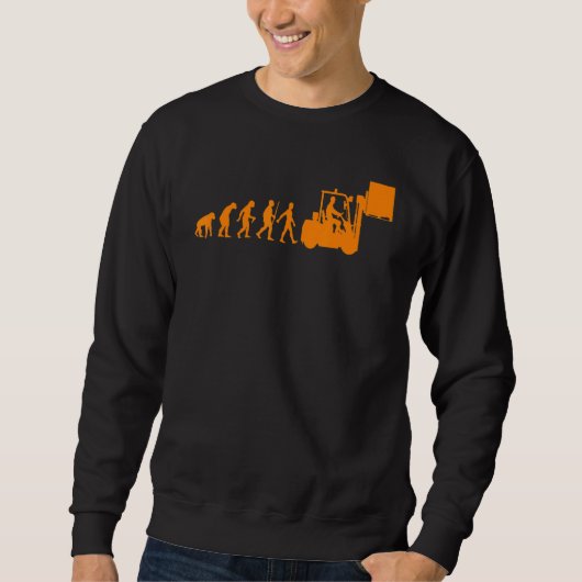 Cooler Gabelstaplerfahrer für Männer - Gabelstaple Sweatshirt (Vorderseite)