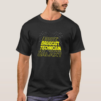 Cooler Galaxiejob für Rundfunktechniker T-Shirt