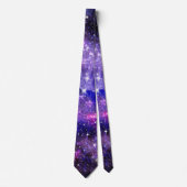 cooler Galaxiemuster Krawatte (Vorderseite)