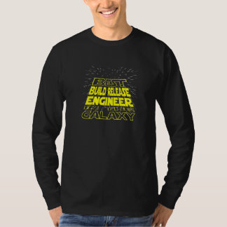 Cooler Galaxy-Job für den Buildfreigabetechniker T-Shirt