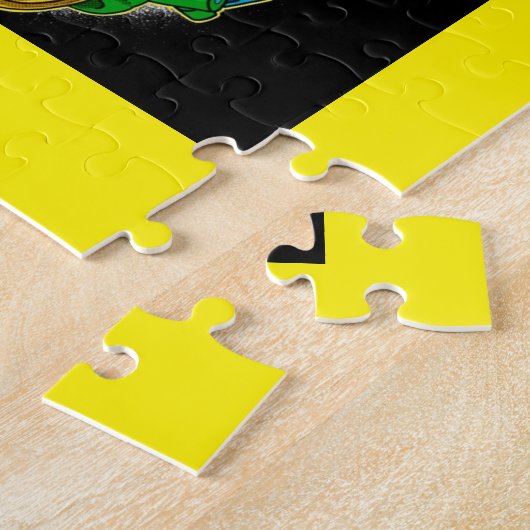 cooler Gangster, der auf Katze klopft Puzzle (Seite)