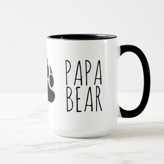 Cooler Gay Bears Prix Bear Paw Papa Bear Tasse (Rechts)